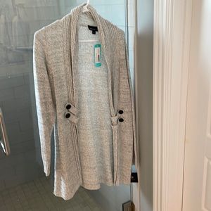Fortune + Ivy open knit cardigan